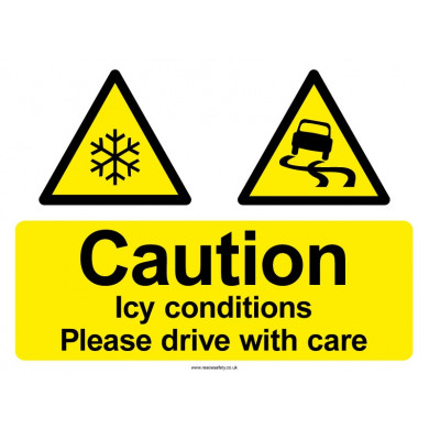 Drive with Care Sign - 450mm x 600mm